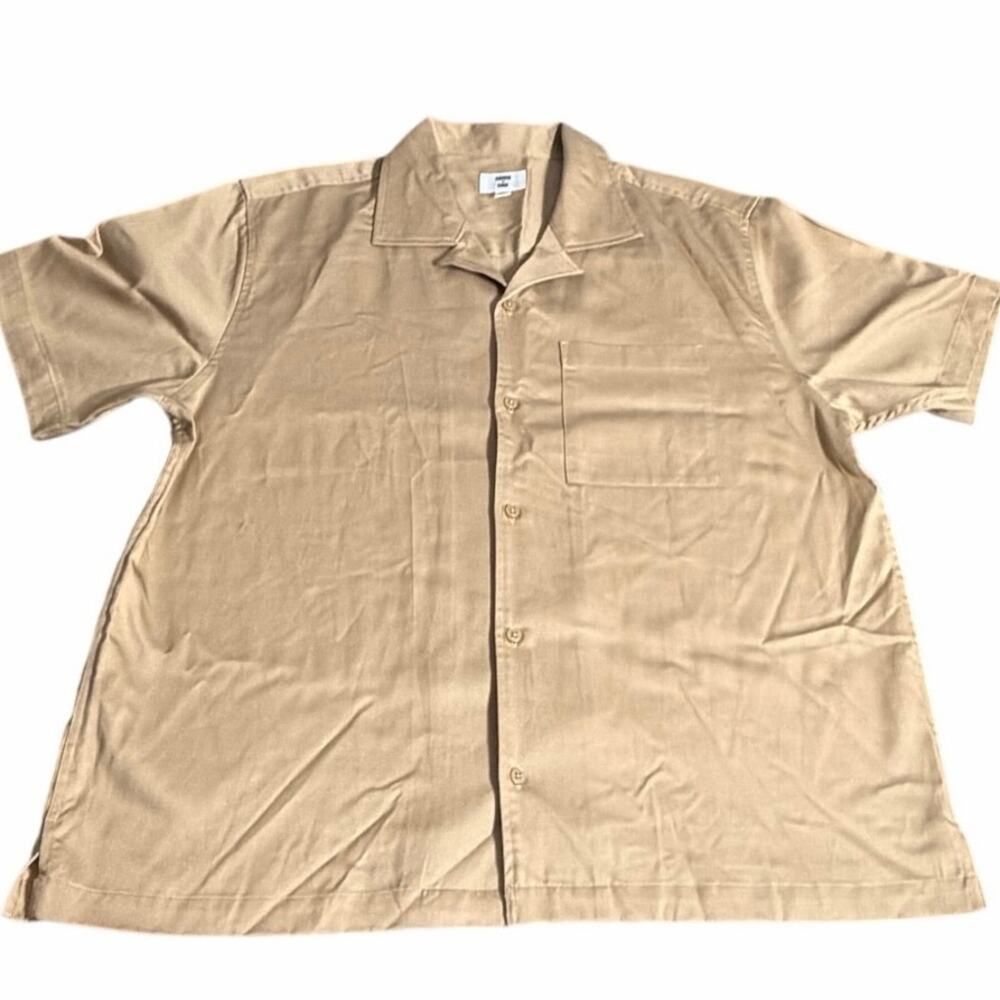 Mode Of One Short Sleeve Camp Collar Shirt Men's Size M
